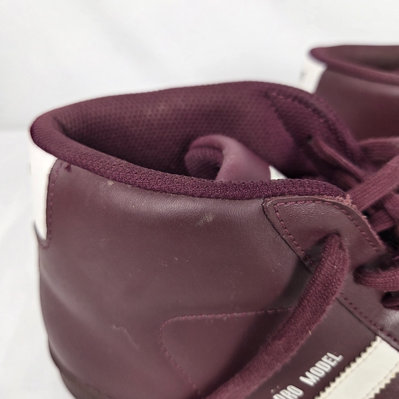 adidas | Shoes | Adidas Mens Pro Model Burgundy High Tops Size 9 | Poshmark